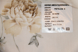 Ткань для штор Mediterraneo Petalos (Медитерранео Петалос) C 04 Dore