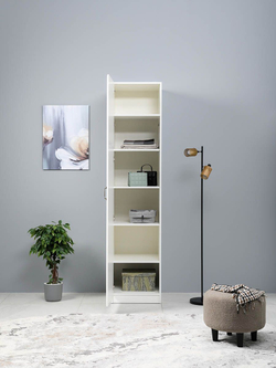 Ливерпуль Шкаф 13.27.01 Белый/Ясень ваниль