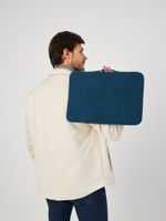 Чехол для ноутбука 13,3" и 14" (Рубчик синий)