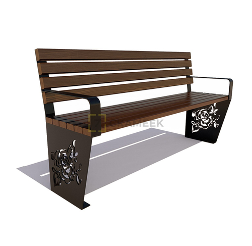 Скамейка садовая «Роза» (1,5 м лиственница,30х60)