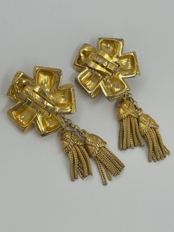 Клипсы Банты с кисточками Sonia Rykiel