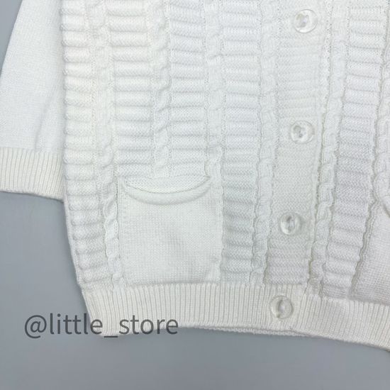 Комплект вязаный, Молочный