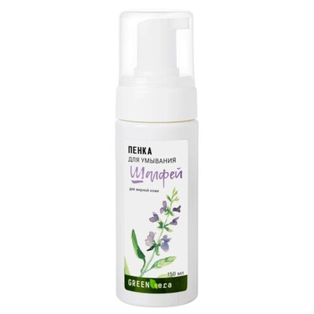 Пенка для умывания Шалфей для жирной кожи, ТМ GREEN ERA