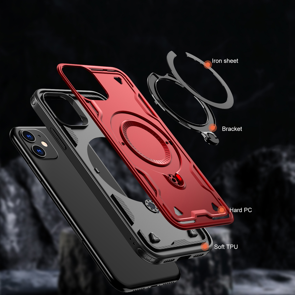 Чехол Magneto Case с кольцом для iPhone 11