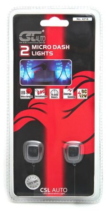 Подсветка декоративная CSL-4214White 12V 15*13*5mm (панели приборов) KING CSL-4214White