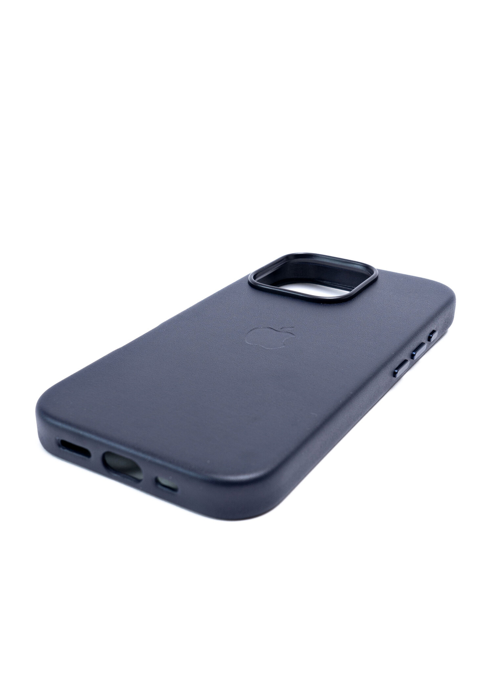 Кожаный чехол Leather Case iPhone 16 Pro Темно Синий