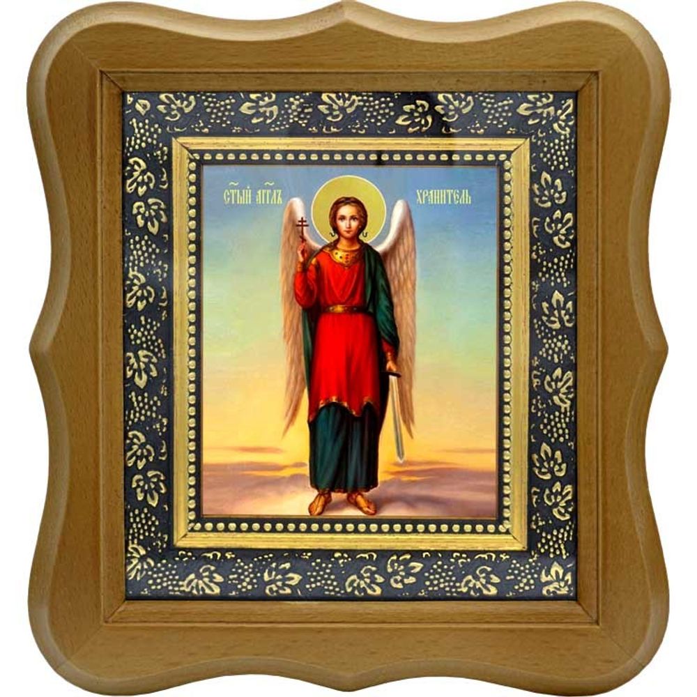 Ангел Хранитель в полный рост. Икона на холсте.