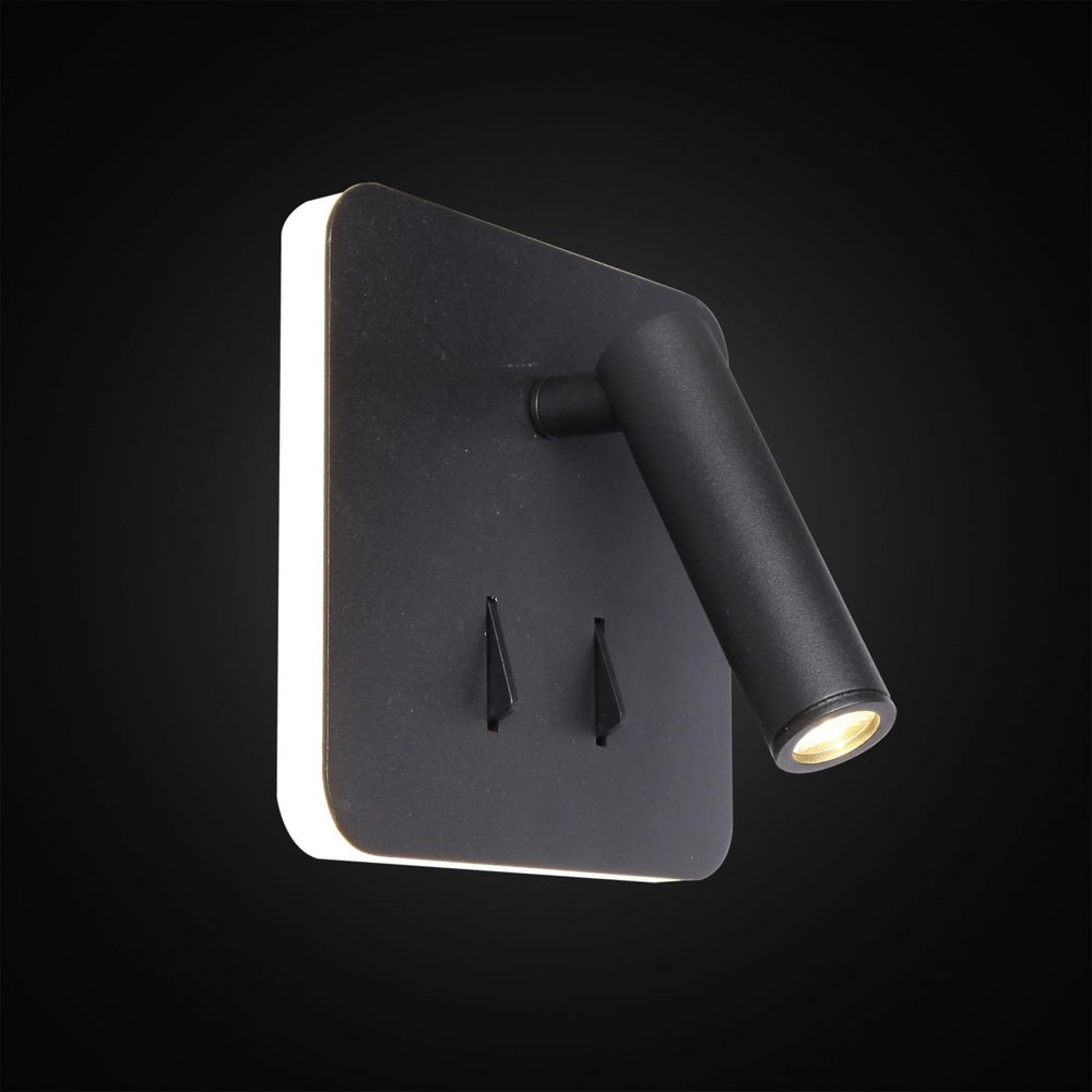 Citilux Декарт CL704421 LED Бра с выключателем Чёрное