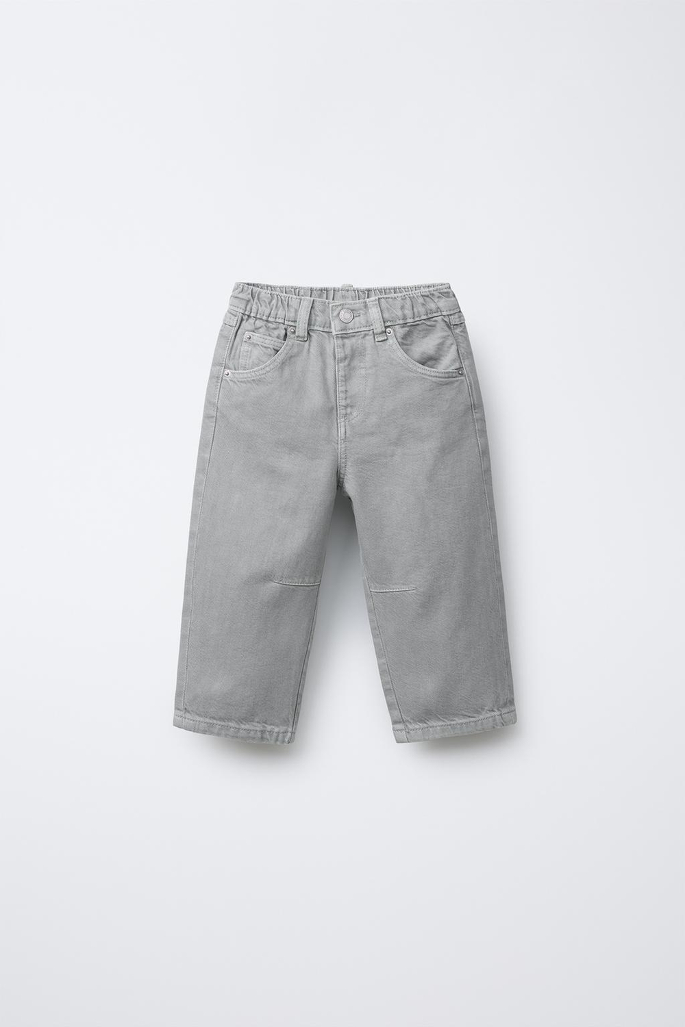 Брюки baggy из твила с защипами