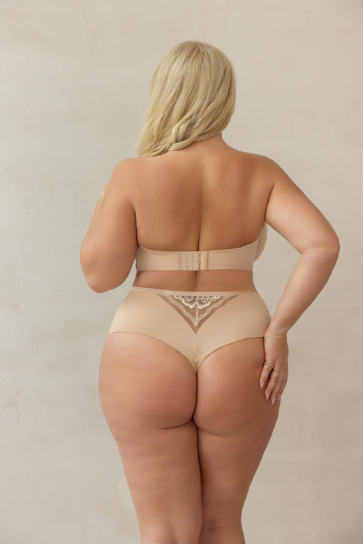 Трусы Kris Line Dolce стринги High Waist (телесный)