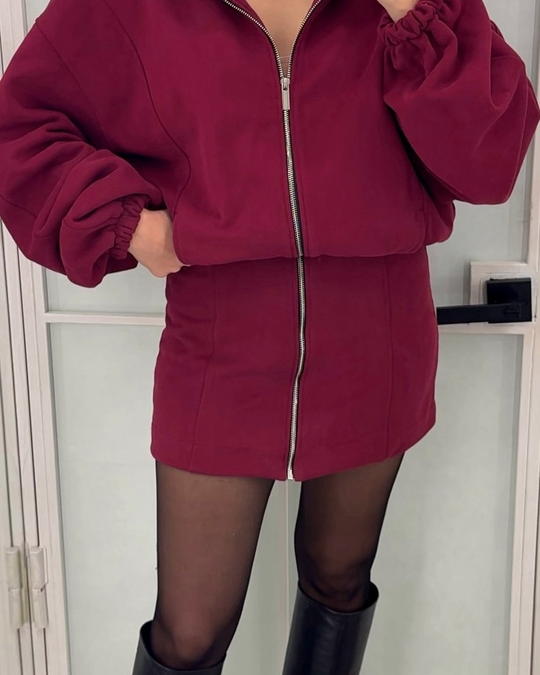 Юбка мини с молнией BT