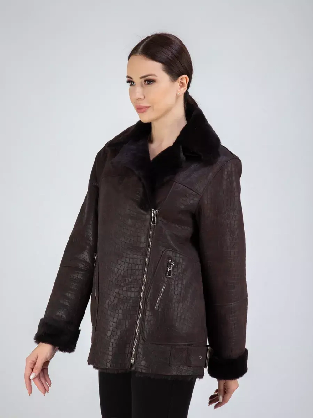 Дубленка авиатор натуральная Турция