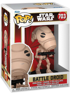 Фигурка Funko POP! Bobble Star Wars Ep 1 TPM 25th Battle Droid (703) 76016
