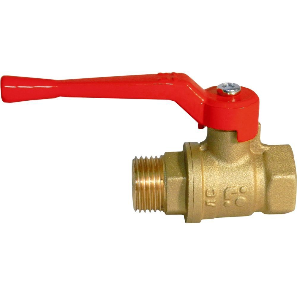Кран для воды, 1" 1/2 (40 мм), Г-Ш, латунь, ручка, БАЗ, БАЗ.А31.0.40.40