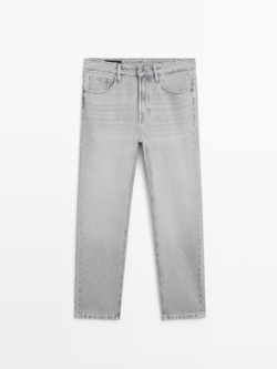 Massimo Dutti Джинсы зауженного кроя, серый