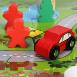 Развивающая игрушка Деревянная дорога 40 эл, коробка C-41887