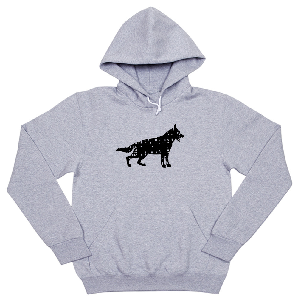 Толстовка "Овчарка - набросок"