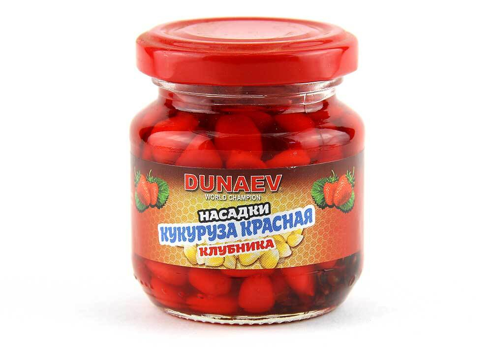 Насадка с/банка DUNAEV Кукуруза Красная 100мл клубника