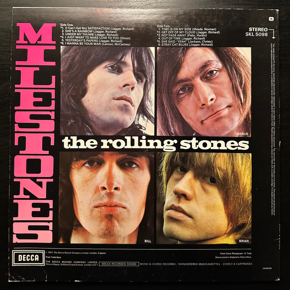 The Rolling Stones - Milestones (Скандинавия 1981г.)