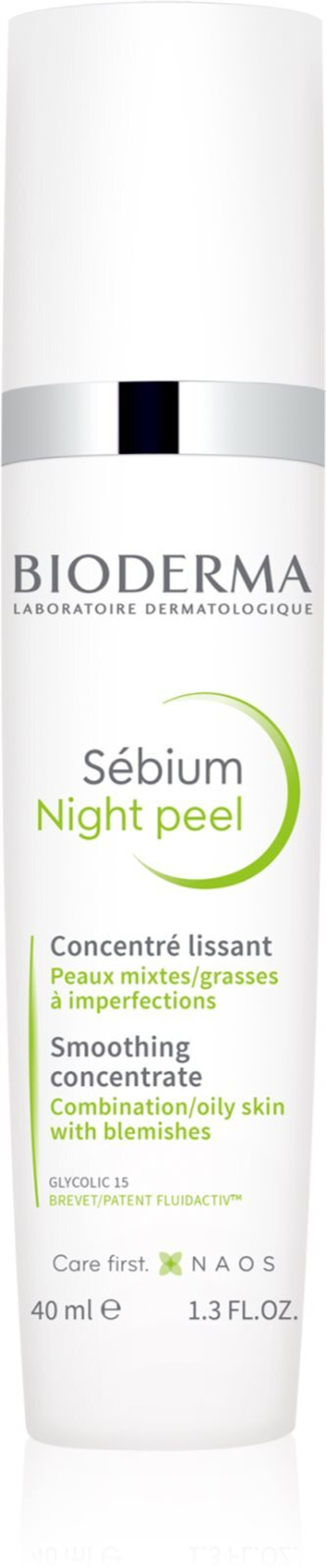 Bioderma Sebium Night Peel - разглаживающая и отшелушивающая сыворотка против несовершенств кожи /   40  ml  / GTIN 3701129801369