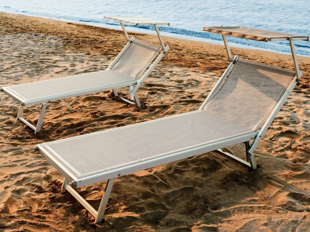 Шезлонг-лежак металлический Magnani Maxi Relax