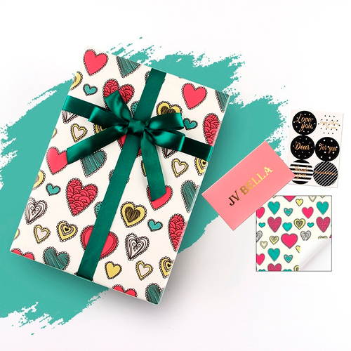 Упаковочная бумага "Only Hearts", 50*70см