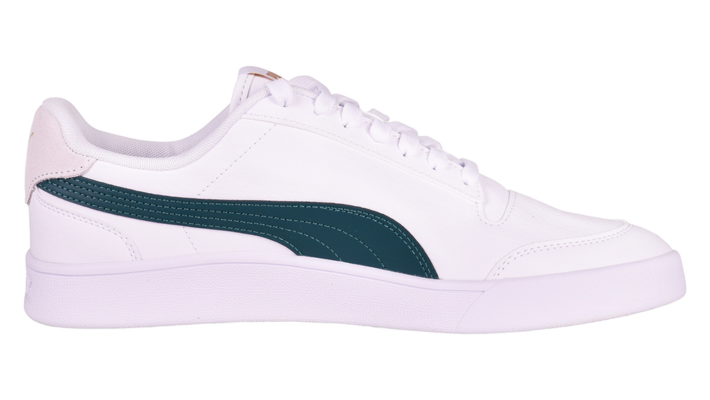 Мужские кроссовки Puma Shuffle - white/varsitygreen/gold