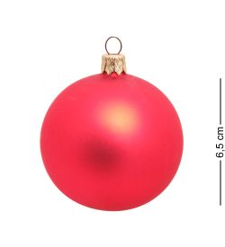 НФШ-1037/1 Ел. украшение Шар «Ангел» красный 65 мм