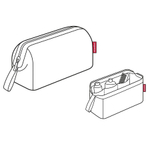 Косметичка travelcosmetic canvas grey