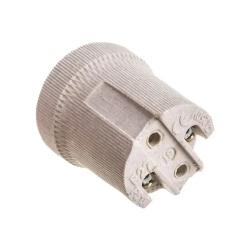 Патрон для лампы E27 керамический подвесной 10 штук Д-002