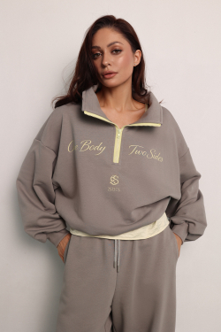 Анорак серый