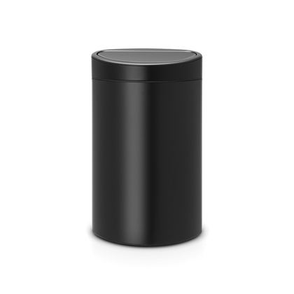 Мусорный бак Touch Bin new 40л Brabantia Черный матовый