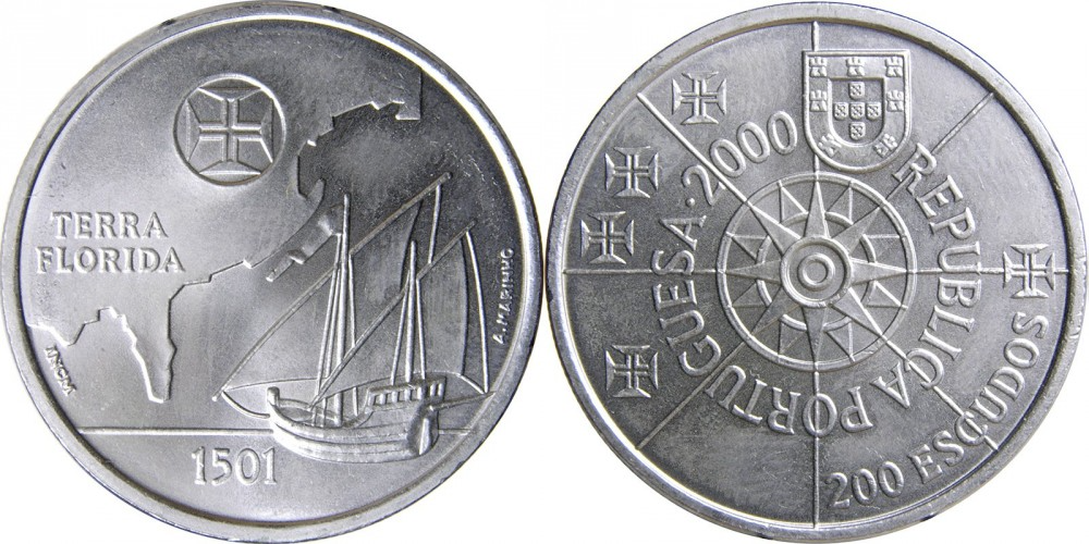 Португалия 200 эскудо, 2000 Флорида
