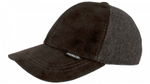 Бейсболка пальтовая ткань+замш/Denkor