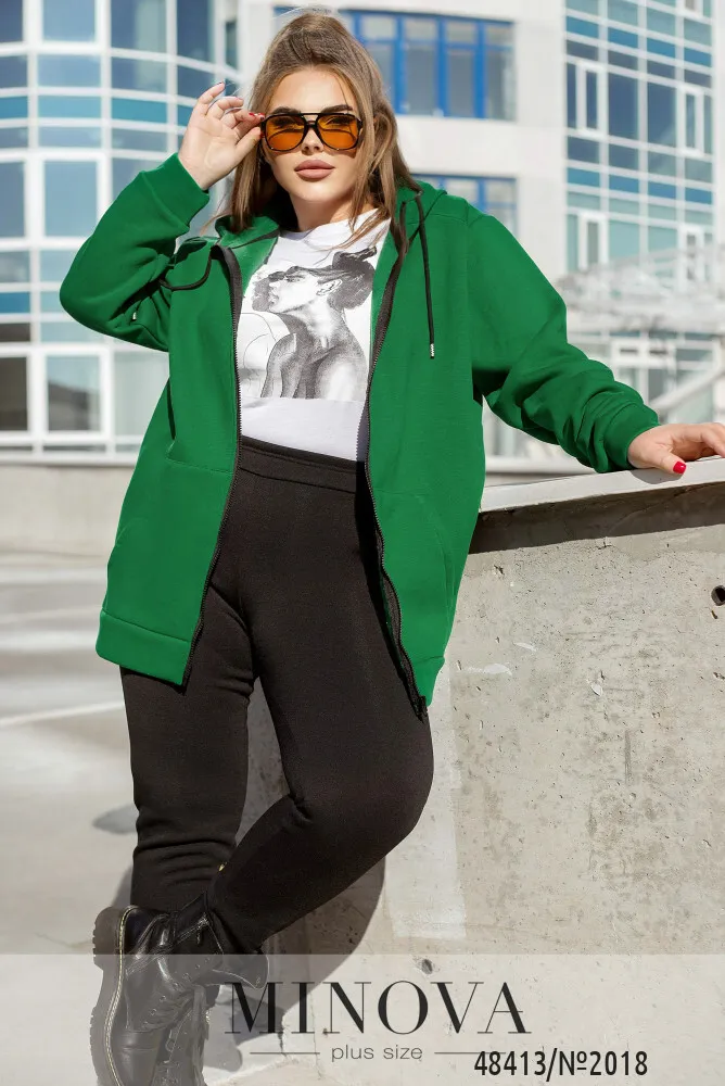 Кофта 2018-зелёный Minova