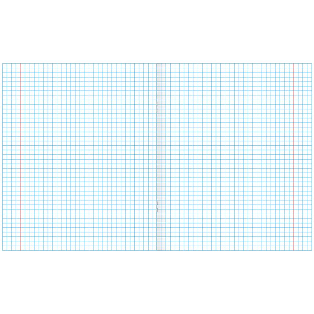 Тетрадь 12л, клетка, зеленая обложка, Маяк