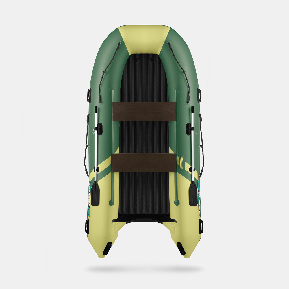 Надувная лодка GLADIATOR E380S зеленый-оливковый