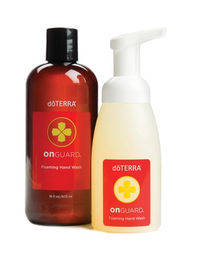 Жидкое мыло для рук doTERRA «On Guard», 473 мл + диспенсер белый