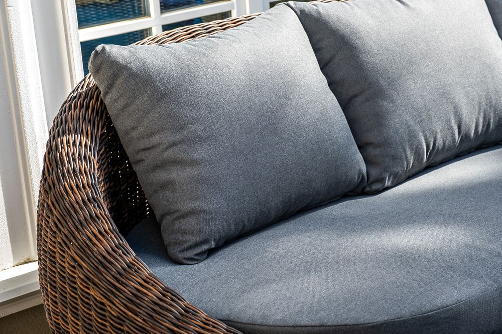 "Барселона" лаунж-зона из искусственного ротанга, цвет коричневый