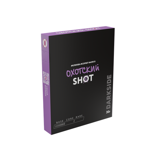 Табак для кальяна DARKSIDE SHOT 30г Охотский (Клюква Сорбет Арбуз)