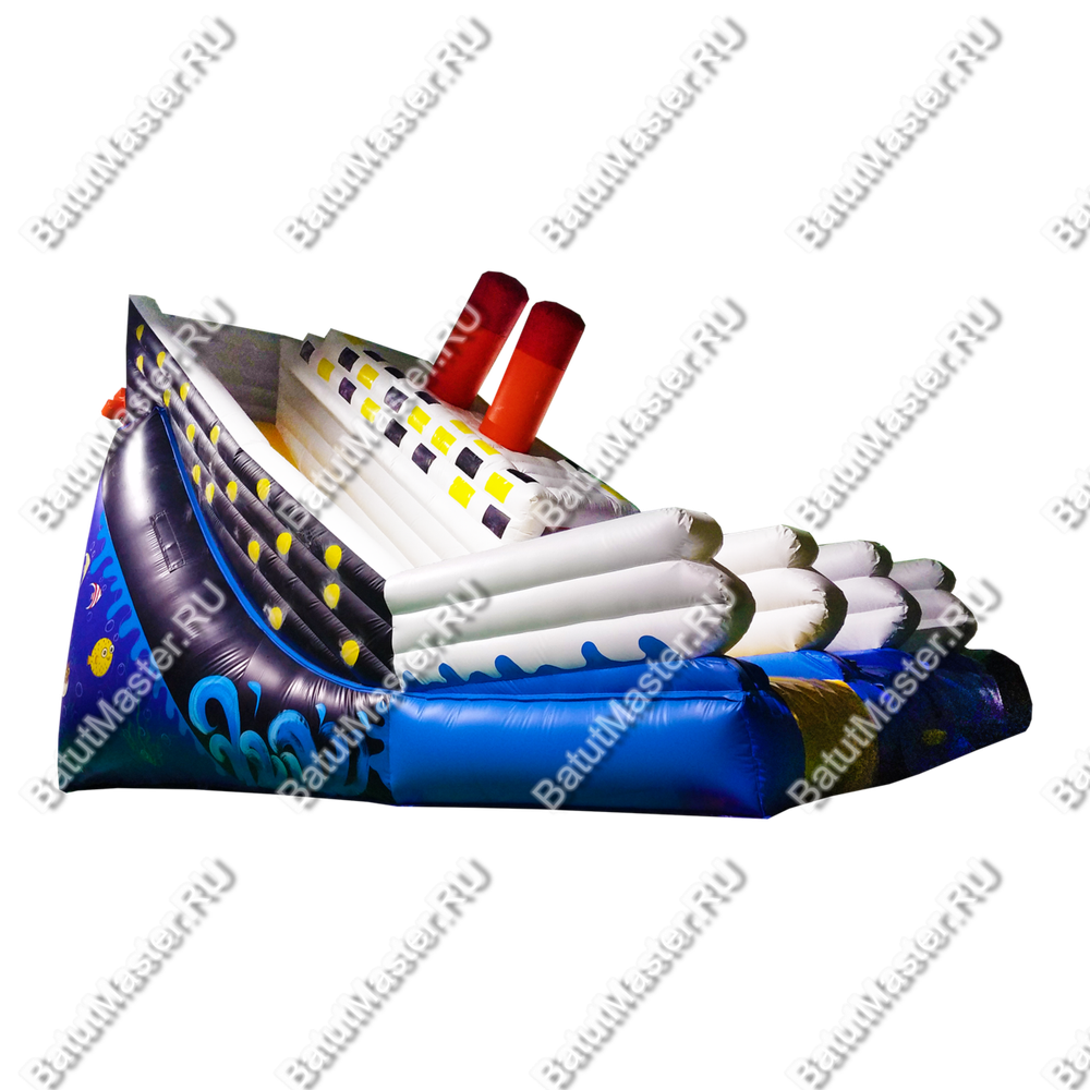 Батут-горка "Роскошный Лайнер", 10*5*5 м