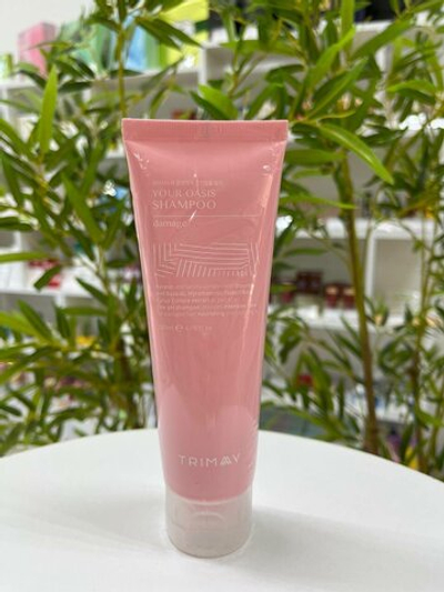 Бессульфатный кератиновый шампунь для поврежденных волос Trimay Your Oasis Shampoo Damage (Keratin) 120ml