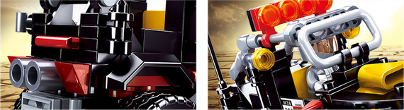 Konstruktor \ Конструктор 3D/CAR CLUB-OFFROAD - Zwart