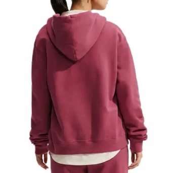 Женская Кофта теннисная Nike Studio Fleece Medium Weight Full Zip - pink smoke/sail