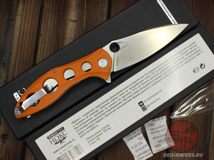 Складной нож НОКС Варан D2 335-109406 c клинком из стали D2, рукоять G10
