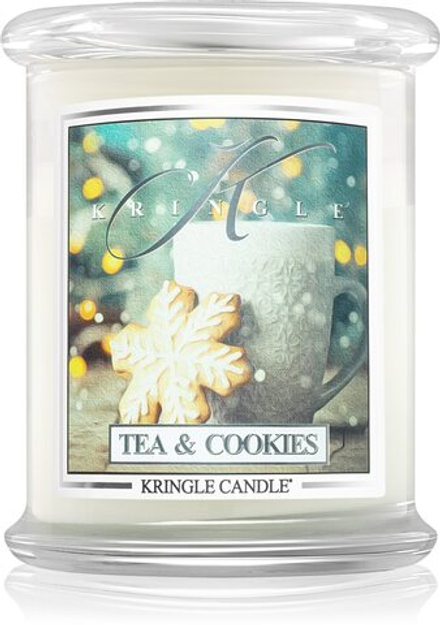 Kringle Candle Tea & Cookies - ароматическая свеча /   411  g  / GTIN 846853078731