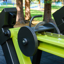 Power-1813 Уличный тренажер Становая тяга с переменной нагрузкой ZAVODSPORTA