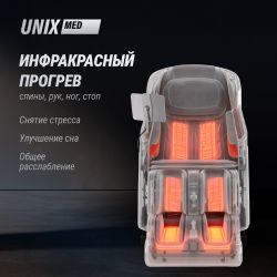 Массажное кресло UNIX Afelia Black