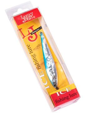 Блесна вертикал. зим. Lucky John S-4 с тр. 11.0г BI блистер