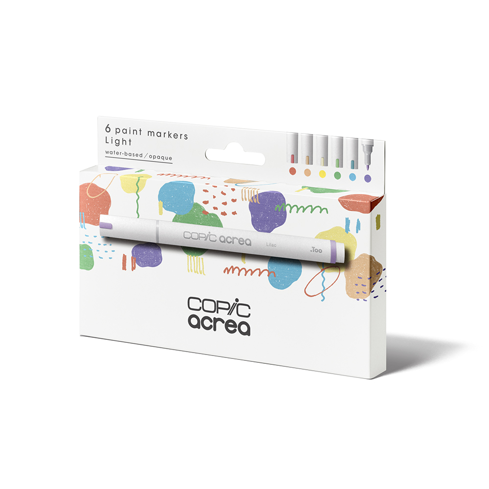 Акриловые маркеры Copic ACREA набор из 6 цветов